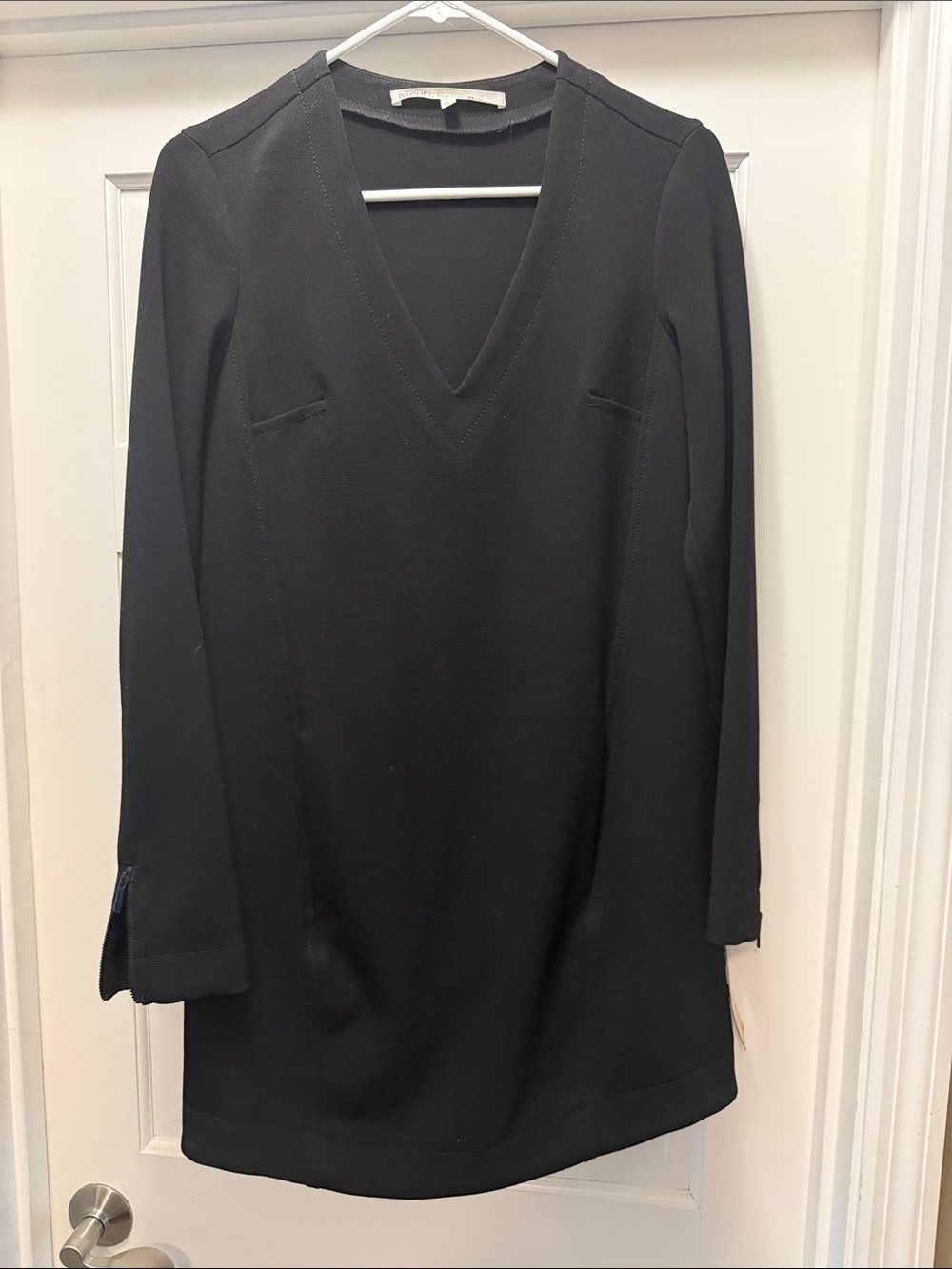 Rachel Roy Classic Black V-Neck Women’s Dress